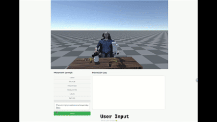 Scene and Task Generation Interface for Rob Simulation animation